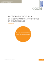 Accompagnement DLA pour associations artistiques et culturelles – Tendances 2004-2010